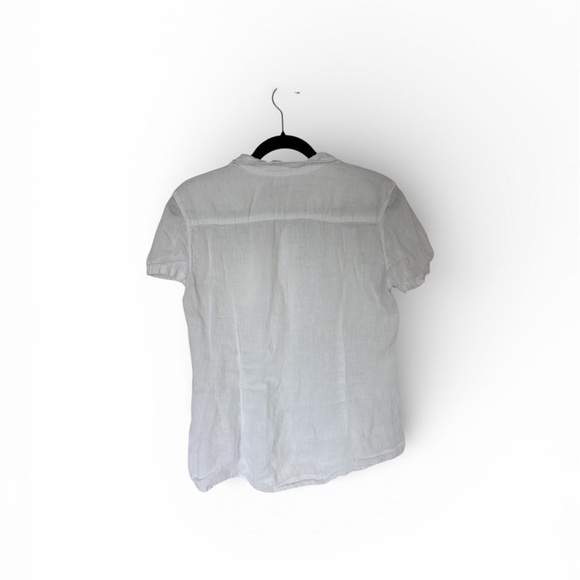 Le ble en herbe linen white top - Picture 2 of 5